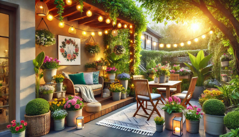 Terrassen-Design im Frühling