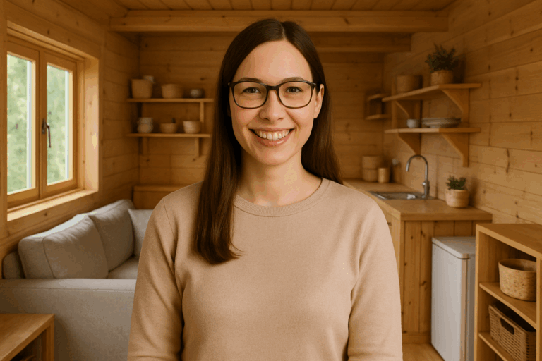 Melina Klang im Tiny House