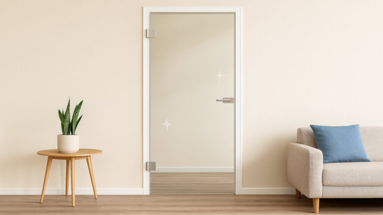 Glastür Maße und Standardgrößen