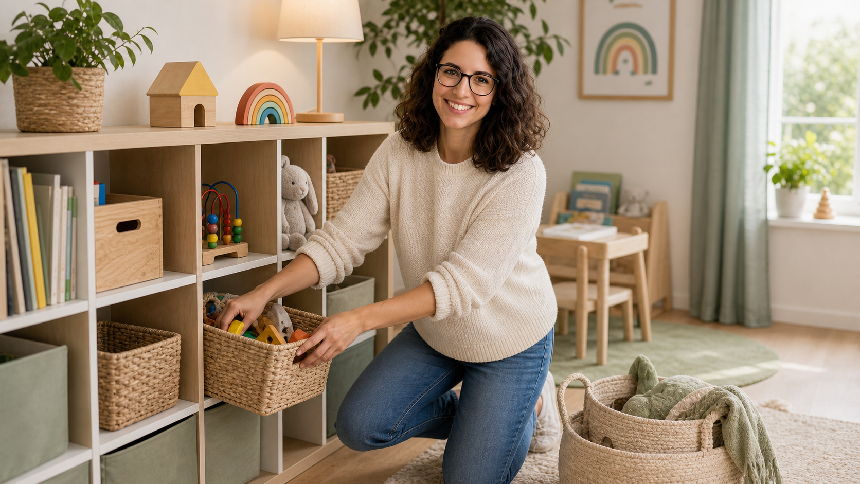 Saisonale Wohnidee zu Kinderzimmer vor den Ferien: Spielzeug sortieren, bevor der Sommer beginnt für Kinderzimmer